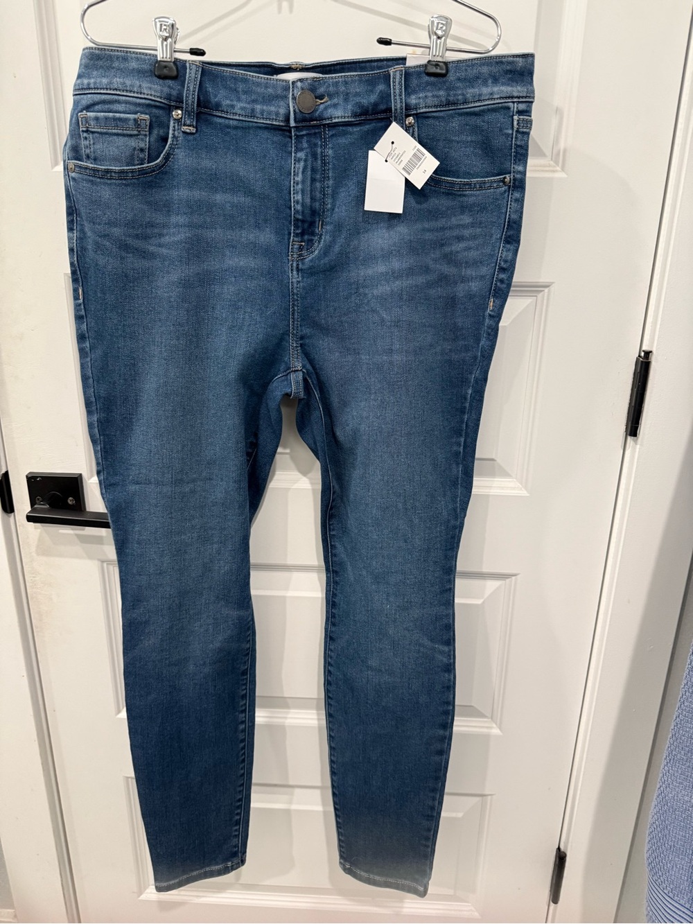 NWT Lane Bryant Stretch Skinny Jeans in Mid Blue Wash